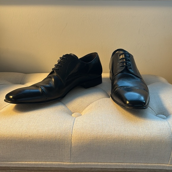 Men’s Mezlan Leather Lace-Up Oxford Dress Shoes - Picture 4 of 11